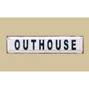    SaltBox Gifts RW730OH 7 x 30 Outhouse Sign: Patio, Lawn & Garden