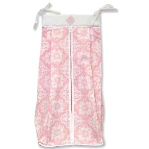  Trend Lab Versailles Pink and White Diaper Stacker: Baby