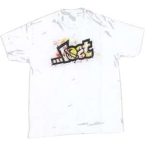 Lost New Wave Mens Short Sleeve Racewear T Shirt/Tee   White / Medium