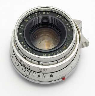 Leica M Summicron 2/35 mm #2047515 (iris broken)  