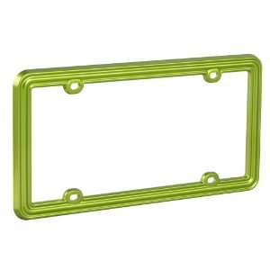   Companion LPF6S003 Lime Green Plastic License Plate Frame Automotive