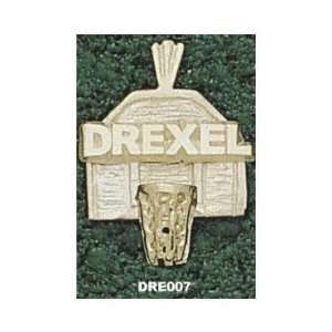   Drexel Dragons 10K Gold DREXEL Backboard Pendant Sports