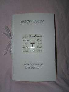 Personalised handmade 1st Holy Communion invitations  