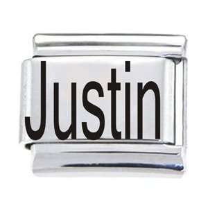    Body Candy Italian Charms Laser Nameplate   Justin Jewelry