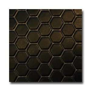   Black Matte Porcelain Hexagon Mosaic 1 inch