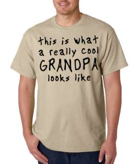 This is a Really Cool Grandpa 100% Cotton Tee Shirt  
