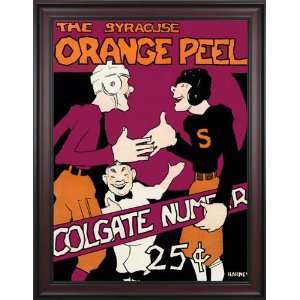  1932 Syracuse Orange vs Colgate Raiders 36 x 48 Framed 