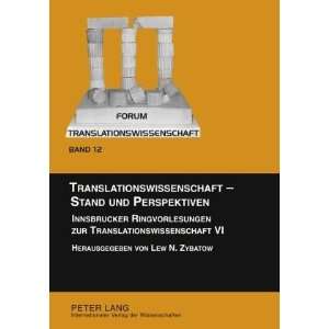   ) (German Edition) (9783631586419) Lew N. Zybatow Books