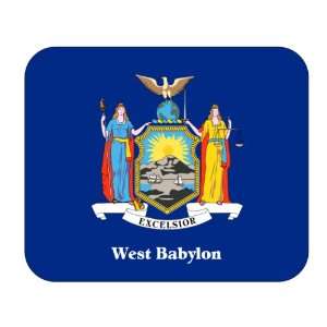   US State Flag   West Babylon, New York (NY) Mouse Pad 