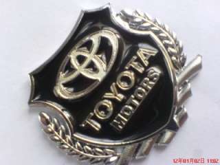 pcs Silver Toyota Car stickers Emblem Metal Badge Logo Auto 