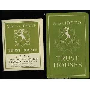   Houses With Illustrated Folding Map and Tariff Insert: Trust Houses