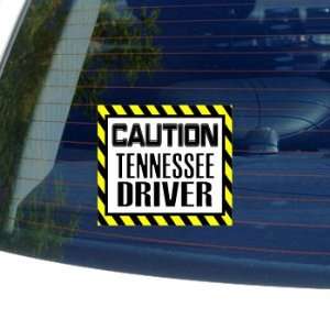  Caution Tennessee Driver   Window Bumper Laptop Sticker 