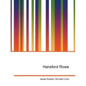  Hansford Rowe Ronald Cohn Jesse Russell Books