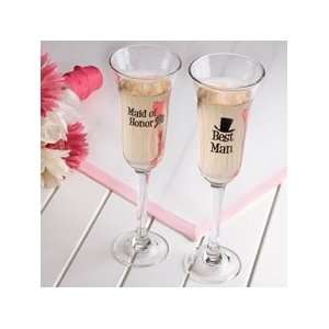 WILTON BEST MAN or MAID TOASTNG GLASSES 120 608  Kitchen 
