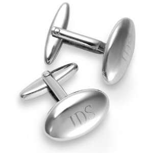 Oval Polished Cufflinks (1 per order) Personalized Gift Favors:  