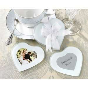 com Coasters Capture My Heart Photo (24 sets of 2 per order) Wedding 