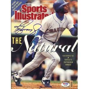 Ken Griffey, Jr. Autographed First Sports Illustrated No Label PSA/DNA