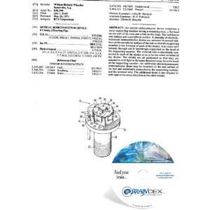  NEW Patent CD for OPTICAL SEMICONDUCTOR DEVICE Everything 