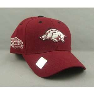   World Arkansas Razorbacks Conference Hat Adjustable: Sports & Outdoors