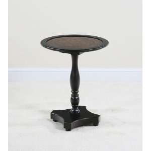 Ultimate Accents Myriad Promo Black Glass Top End Table:  