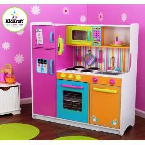  Pink Blue & Orange Play Kitchen Toys & Games