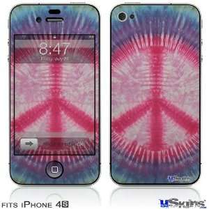  iPhone 4S Skin   Tie Dye Peace Sign 108: Everything Else