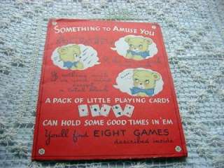 Vintage VOLLAND Multi Page Playing Cards Solitaire Card  