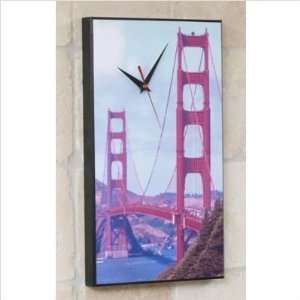   : Wilson Studios GW 227 Golden Gate Bridge Wall Clock: Home & Kitchen
