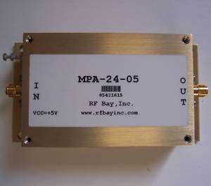 2400 2500MHz 800mW 5V RF Amplifier, MPA 24 05, New, SMA  