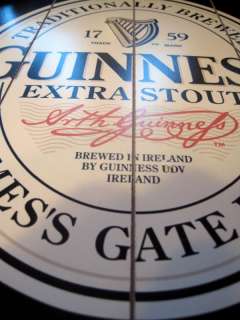 Guinness Irish Extra Stout Beer Wood Plank Pub Bar Sign  