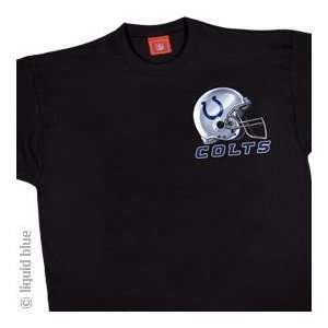  Indianapolis Colts Sky Helmet T Shirt: Sports & Outdoors