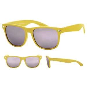 New Retro Mirror Lens Wayfarer Sunglasses 80s Vintage Fashion Shades 