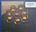 MIKASA: Duos 12 Piece CRYSTAL Punch Bowl Set   10 Glasses, 1 Ladle 