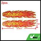 Red Yellow Black Flame Decal 2D Style Sticker for Truck Car