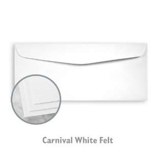  Carnival Felt White Envelope   500/Box