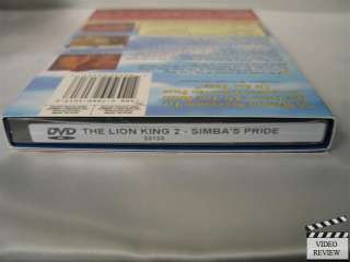 Lion King 2 Simbas Pride DVD NEW 2 Disc Edition 786936231717  