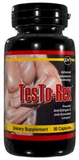 TesTo Rex Anti Estrogen Testosterone Booster Tribulus  