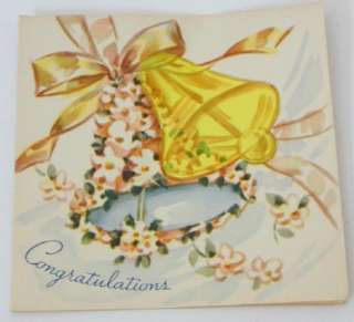 1940s Unused Greeting Cards w Celluloid Love & Wedding  