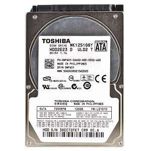    Toshiba MK1251GSY 120GB Hard Drive