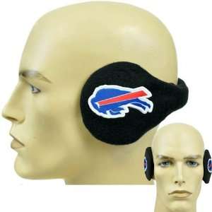   Buffalo Bills Winter Fleece Black Blu Red Ear Warmers Wrap Muffs Grip