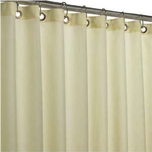   IVORY cream FABRIC polyester SHOWER CURTAIN liner NEW: Home & Kitchen