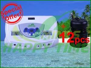   ! DUAL IONIC ION DETOX FOOT BATH SPA MP3 AQUA CLEANSE +12ARRAYS KIT