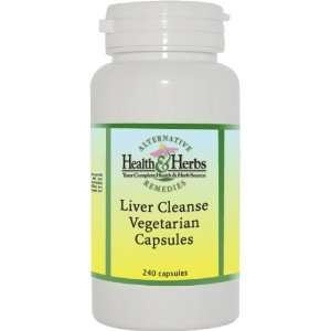 Alternative Health & Herbs Remedies Liver Cleanse Vegetarian Capsules 