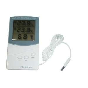 LCD Digital 3 in 1 Thermometer Hygrometer Indoor Outdoor TA 318A 
