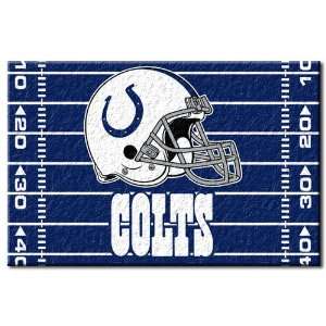  BSS   Indianapolis Colts NFL Tufted Rug (59x39 