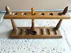 VINTAGE 6 PIPE STAND & WALLY FRANK GOLDEN GRAIN # 21 PIPE
