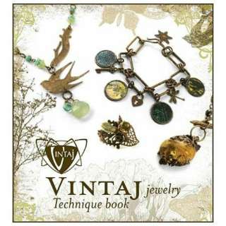 VINTAJ Jewelry Techniqe Book   Natural Brass Ideas Tutorial Making Art 
