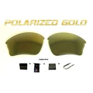   Custom Gold Polarized Lenses for Oakley Half Jacket: Everything Else