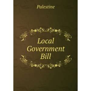  Local Government Bill Palestine Books