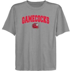 NCAA Jacksonville State Gamecocks Youth Ash Logo Arch T 